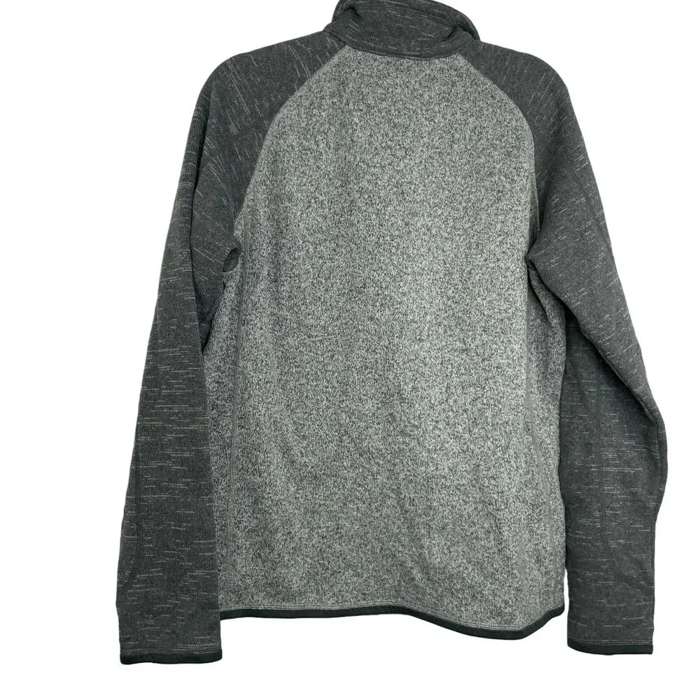 Patagonia Better Sweater gray quarter zip pullover sweater Men's Large